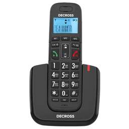 DECROSS Радиотелефон DC1013, черный [dc1013000000000]