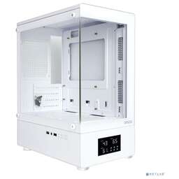 GINZZU Корпус RX450D mATX жк. дисплей (Белый)
