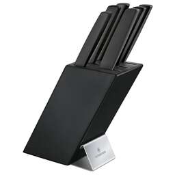 VICTORINOX Набор ножей кухон. Swiss Modern Cutlery Block 6.7186.63 (6.7186.63) компл.:6предм. черный карт.коробка