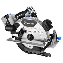 DEKO Дисковая (циркулярная) пила аккумуляторная DKCS20DA PRO, 20В, 190мм, 1x5.0Ач