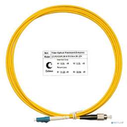 Cabeus FOP(s)-9-LC-FC-2m Шнур оптический simplex LC-FC 9/125 sm 2м LSZH