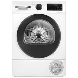 BOSCH Сушильная машина Serie 6 WQG24501BY белый, с английской панелью управления