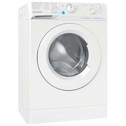 INDESIT Стиральная машина BWSB 61051 WWV RU, с фронтальной загрузкой, с паром, 6кг, 1000об/мин