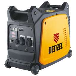 DENZEL Генератор инверторный GT-2600i, X-Pro 2,6 кВт, 220В,цифровое табло, бак 7,5 л, ручной старт 9