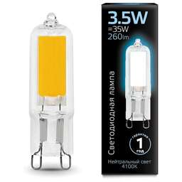 GAUSS Упаковка ламп LED G9, капсульная, 3.5Вт, G9, 10 шт. [107809203]