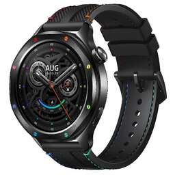 XIAOMI Смарт-часы Watch S4, 41мм, 1.32", черный/серебристый [bhr07vrgl]