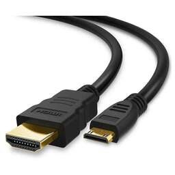 PREMIER Кабель-переходник аудио-видео 5-845 mini-HDMI (m)/HDMI (m) 2м. позолоч.конт. черный (5-845 2.0)
