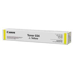 CANON Тонер 034, для iR C1225iF, желтый, туба