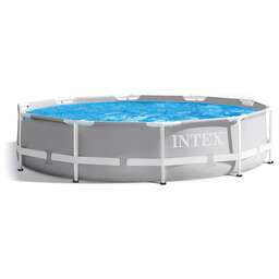 INTEX Бассейн каркасный Prism Frame, 549 х 122 см, фильтр-насос, лестница, тент, подстилка, 26732NP