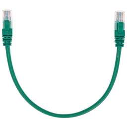 REXANT Патч-корд U/UTP, CAT 5e, RJ45-RJ45, 26AWG, LSZH, зеленый, 0,3м