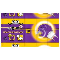 NADZOR Пластины от мух, 10 шт, PKM005P