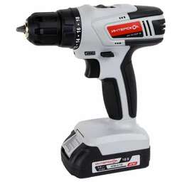 INTERSKOL Аккумуляторная дрель-шуруповерт ИНТЕРСКОЛ ДА-10/18ЭР 35 ПРОМО, 18В, 1400 об/мин, с 2 АКБ 2 Ач и ЗУ