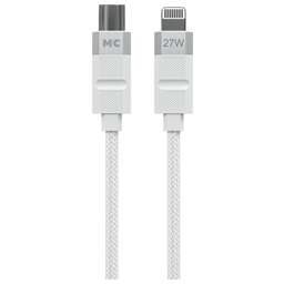 MORE CHOICE (4620202555045) K87ia USB 3.0A PD 27W для Lightning ng 8-pin Type-C - 1м , белый