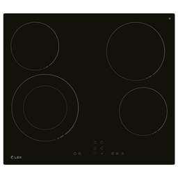 LEX Электрическая варочная поверхность EVH 641A BL, конфорок: 4 шт., стеклокерамика, независимая, черный