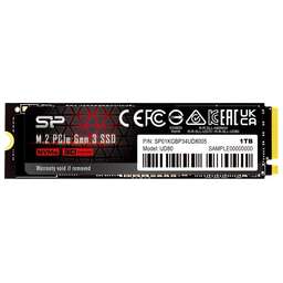 SILICON POWER Накопитель SSD PCIe 3.0 x4 1TB SP01KGBP34UD8005 M-Series UD80 M.2 2280