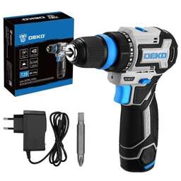DEKO Дрель-шуруповерт Loner 12V Pro, 3Ач, с одним аккумулятором [085-1121]