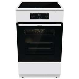 GORENJE Электрическая плита GEIT5C60WPG, стеклокерамика, электрическая, без крышки, белый