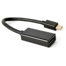 CABLEXPERT (18468) A-mDPM-DPF4K-01, 20M/20F, v1.2, 4K, 0.15м, черный, пакет