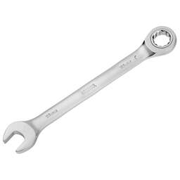 DENZEL Ключ комбинированный трещоточный, 18 мм, CrV, матовый хром 14712