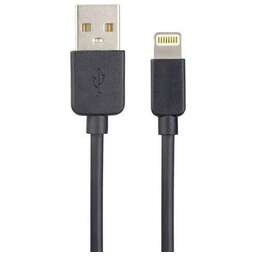 PERFEO (I4321) USB A - Lightning, 2A, черный, 2 м., TWO