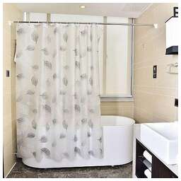 РЫЖИЙ КОТ Занавеска для ванной PEVA Листья, SC-EV-06 (108748)