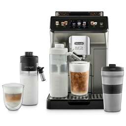 DELONGHI Кофемашина ECAM450.86.T, черный/серебристый