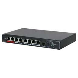 DAHUA Коммутатор 9-Port Unmanaged Multi-Gigabit PoE Switch with 8-Port PoE