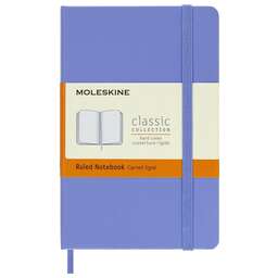 MOLESKINE Блокнот Classic, 192стр, в линейку, твердая обложка, голубая гортензия [mm710b42]