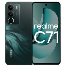 REALME Смартфон RMX5303 C71 128Gb 8Gb зеленый моноблок 3G 4G 2Sim 6.67" 720x1604 Android 15 50Mpix 802.11 a/b/g/n/ac NFC GPS GSM900/1800 GSM1900 FM