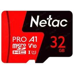 NETAC 32Gb MicroSD P500 Extreme Pro + SD адаптер (NT02P500PRO-032G-R)