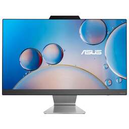 ASUS Моноблок F3402WFA-BPC0070 23.8" Full HD Ryzen 5 7520U (2.8) 16Gb SSD512Gb RGr CR без ОС GbitEth WiFi BT 90W клавиатура мышь Cam черный 1920x1080