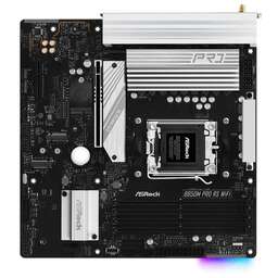 ASROCK Материнская плата B850M PRO RS WIFI Socket AM5 AMD B850 4xDDR5 mATX AC`97 8ch(7.1) 2.5Gg RAID+HDMI+DP