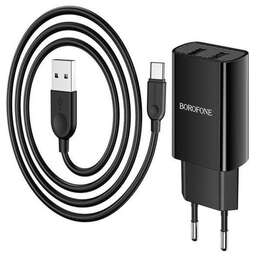 BOROFONE (6931474739193) BA53Aa 2USB 2.1A черный