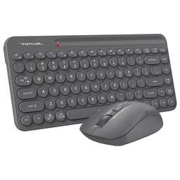 A4TECH Клавиатура + мышь Fstyler FG3200 Air2 клав:серый мышь:серый USB беспроводная slim Multimedia