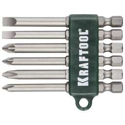 KRAFTOOL KraftMax, 6 шт, набор бит (26061-H6)