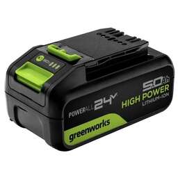 GREENWORKS Батарея аккумуляторная G24HP5 24В 5Ач Li-Ion (2957807)