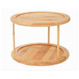 MALLONY Подставка для кухни вращающаяся круглая BAMBU (бамбук) (108078)