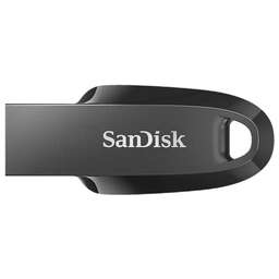 SANDISK Флешка USB Ultra Curve 64ГБ, USB3.2, черный [sdcz550-064g-g46]