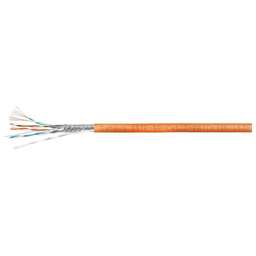CABEUS Кабель информационный SSTP-4P-CAT.7-PATCH-IN-LSZH кат.7 S/FTP 4 пары 0.55AWG LSZH внутренний 305м оранжевый