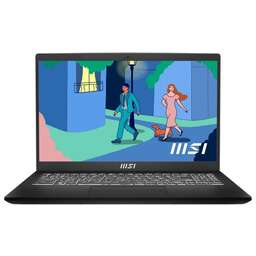 MSI Ноутбук Modern 15 B7M-472XRU AMD Ryzen 7 7730U/16Gb/SSD1Tb/15.6"/IPS/FHD/1920x1080/60Hz/NoOS/Classic Black (9S7-15HK12-472)