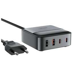 ACEFAST Зарядное устройство PD Z6 65W GaN (2*USB-C+2*USB-A) Desktop charging adapter (EU). Цвет: черный