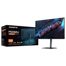 GIGABYTE Монитор 31.5" MO32U Black (31,5 " OLED, 3840 x 2160,165Hz, 2xHDMI 2.1, DP 1.4, 3xUSB 3.2, USB Type-C, 0,03 ms,178°/178°, 250 cd/m, 1,5 М:1 )