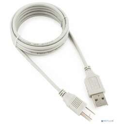 CABLEXPERT (21410) Кабель USB2.0 AM/BM, медь, Pro, 1.8м, серый, пакет (CC-USB2-AMBM-6-N)