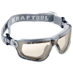 KRAFTOOL ASTRO прозрачные защитные очки, открытые, антибликовое покрытие, наголовная лента, оптический класс 1 (11009)