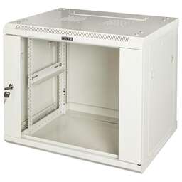 LANMASTER Шкаф коммутационный (TWT-CBWPG-15U-6X6-GY) настенный 15U 600x600мм пер.дв.стекл задн.дв.стал.лист 2 бок.пан. 60кг серый 500мм 33кг 768мм IP20 металл