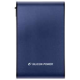 SILICON POWER Внешний диск HDD Armor A62 SP010TBPHD62SS3B, 1ТБ, синий