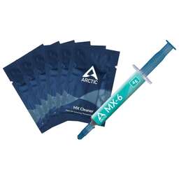 ARCTIC COOLING Термопаста ARCTIC MX-6 Thermal Compound 4 грамма with 6pcs MX Cleaner ACTCP00084A