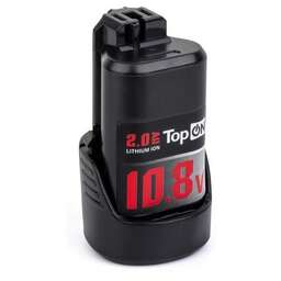 TOPON Батарея аккумуляторная для Bosch TOP-PTGD-BOS-10.8-2.0, 10.8В, 2Ач, Li-Ion [102049]