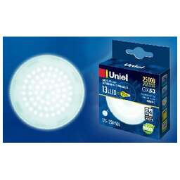 UNIEL (UL-00003723) LED-GX53-13W/NW/GX53/FR PLZ01WH матовая Белый свет 4000K