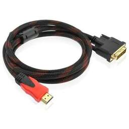 PREMIER Кабель DVI HDMI (m) (прямой) - DVI-D (m) (прямой), 1.5м, черный [pcb582-1.5]